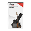 Squier Affinity Series Precision Bass PJ Pack with Gig Bag, Rumble 15 Bass Amp