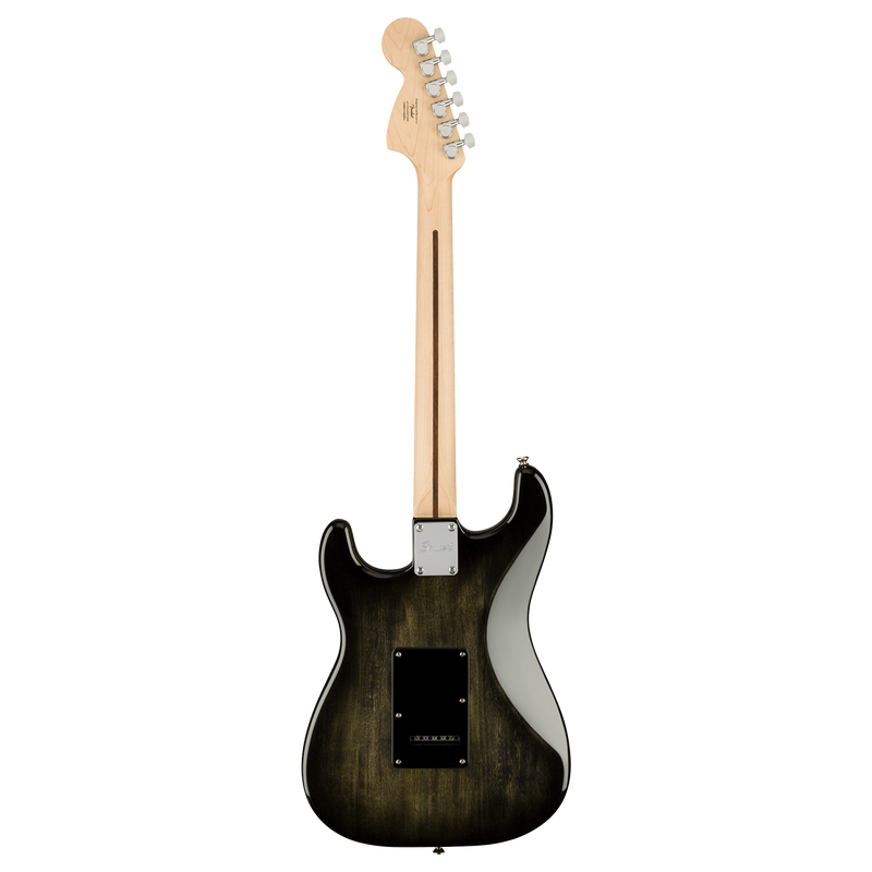 Squier Affinity Series Stratocaster FMT HSS - Maple Fingerboard, Black Pickguard, Black Burst