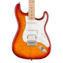 Squier Affinity Series Stratocaster FMT HSS - Maple Fingerboard, White Pickguard, Sienna Sunburst