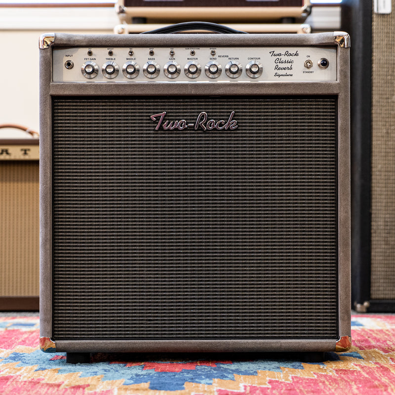 Two-Rock Classic Reverb Signature 50-watt Combo - Grey Suede/Silver Thread Grille
