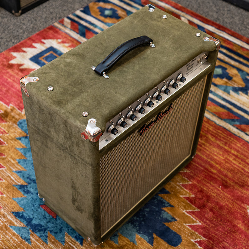 Two-Rock Classic Reverb Signature 50-watt Combo - Moss Green Suede/Cane Grille