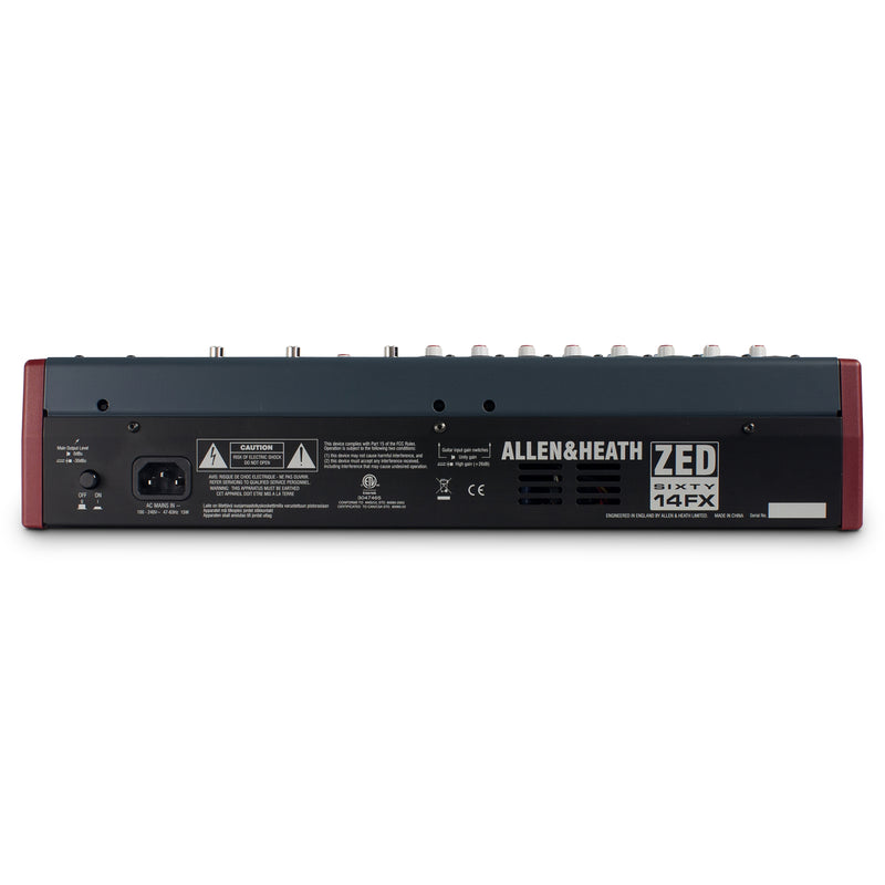 Allen & Heath ZED-60-14FX 14 Channel Mixer With Effects