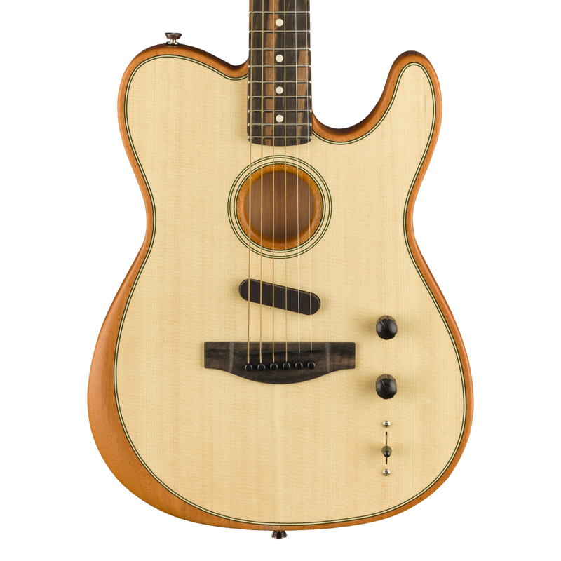 Fender American Acoustasonic Telecaster - Ebony Fingerboard, Natural
