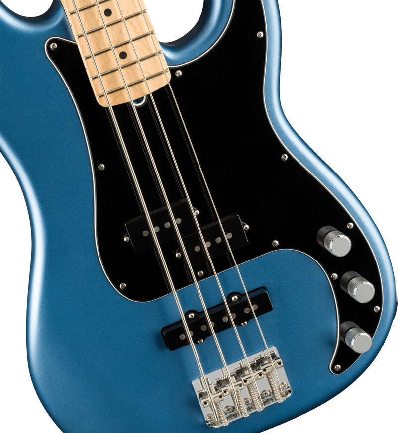 Fender American Performer Precision Bass - Maple Fingerboard, Satin Lake Placid Blue