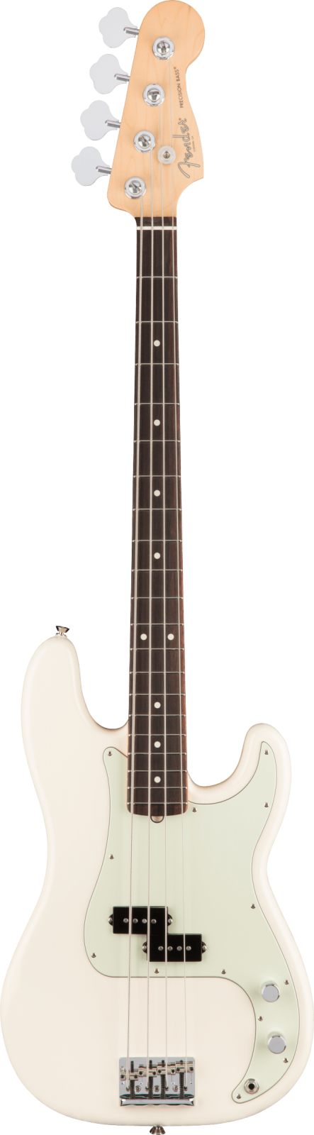 Fender American Pro Precision Bass - Rosewood Fingerboard, Olympic White