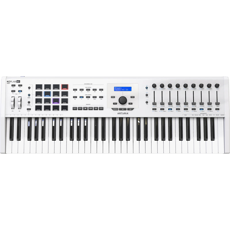 Arturia KeyLab 61 MkII Keyboard Controller (White)