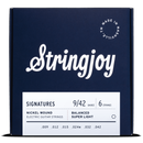 Stringjoy Signatures 9/42 Nickel Wound 6-String Balanced Super Light Guitar Strings