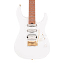 Charvel Pro-Mod DK24 HSS 2PT CM - Caramelized Maple Fingerboard, Snow White