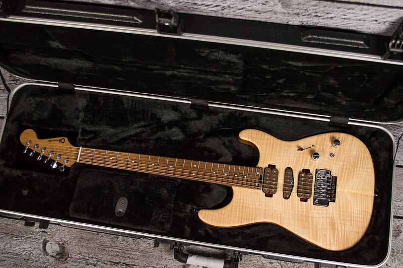 Charvel Guthrie Govan Signature HSH Flame Maple - Caramelized Flame Maple Fingerboard, Natural