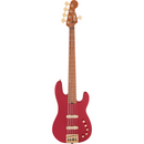 Charvel Pro-Mod San Dimas Bass JJ V - Caramelized Maple Fingerboard, Candy Apple Red