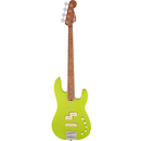Charvel Pro-Mod San Dimas Bass PJ IV - Caramelized Maple Fingerboard, Lime Green Metallic