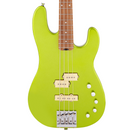 Charvel Pro-Mod San Dimas Bass PJ IV - Caramelized Maple Fingerboard, Lime Green Metallic