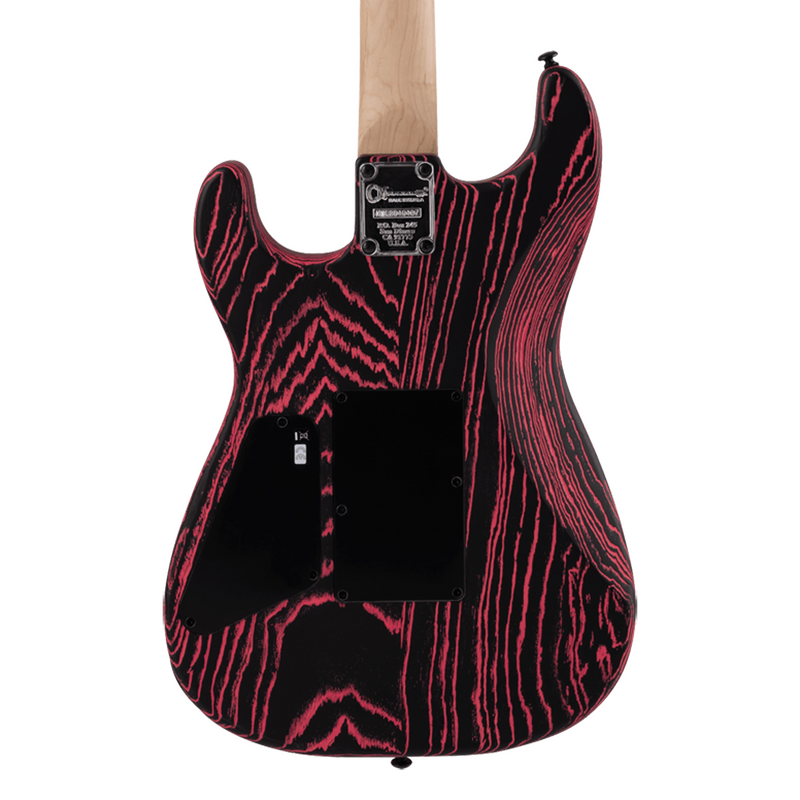 Charvel Pro-Mod San Dimas Style 1 HH FR E Ash - Ebony Fingerboard, Neon Pink Ash