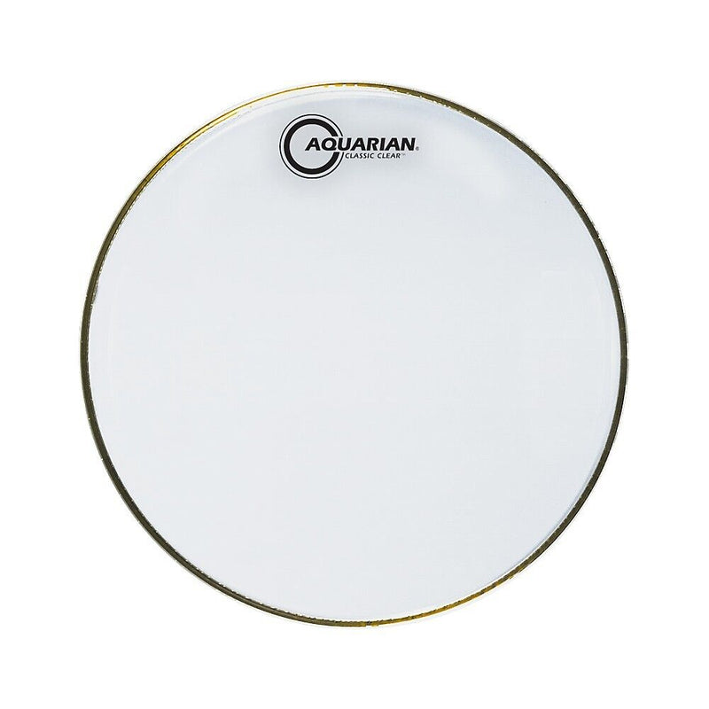 Aquarian Classic Clear Resonant 3mil Snare Side Drumhead, 13"