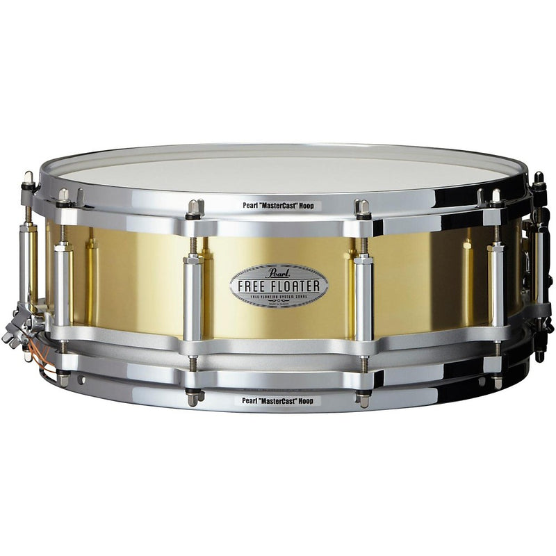Pearl Free Floating 14"x5" Brass Snare Drum