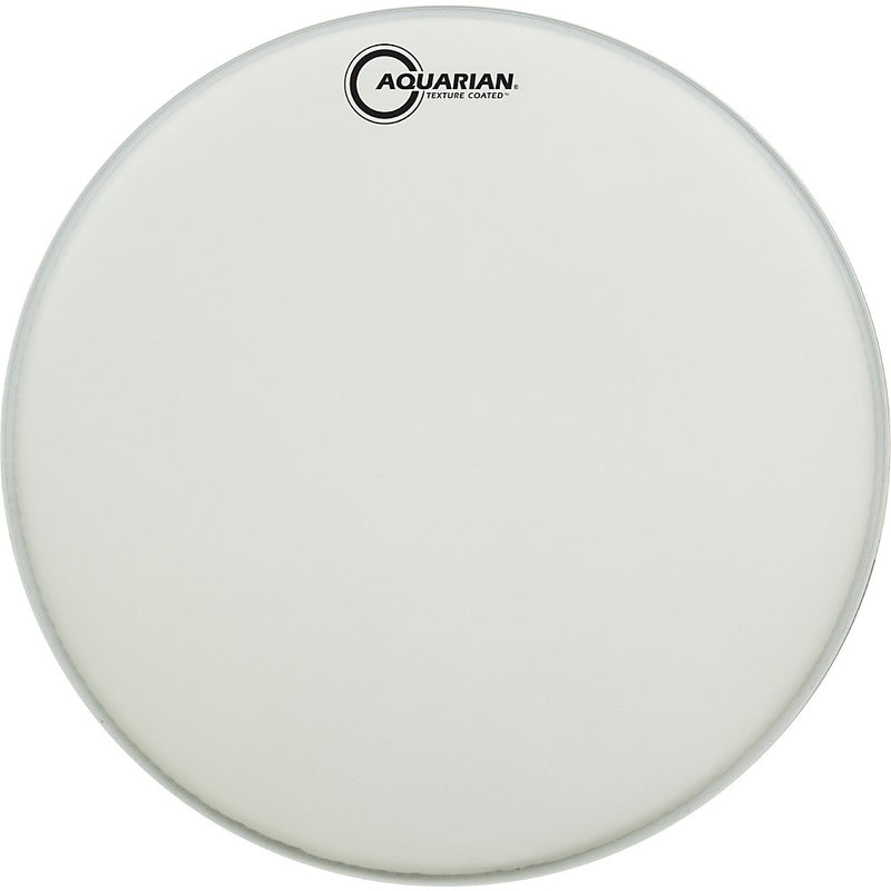 Aquarian TC-White Texture Coated, 10mil Single Ply Drumhead, 14"