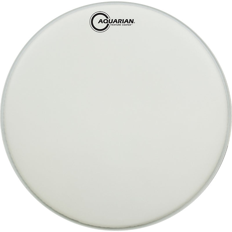 Aquarian TC-White Texture Coated, 10mil Single Ply Drumhead, 10"