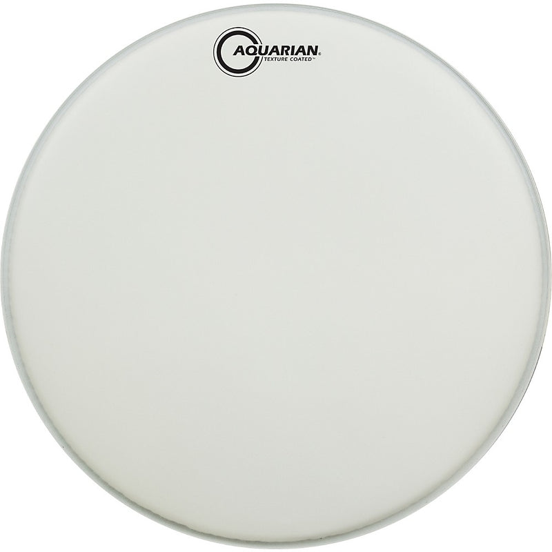 Aquarian TC-White Texture Coated, 10mil Single Ply Drumhead, 16"