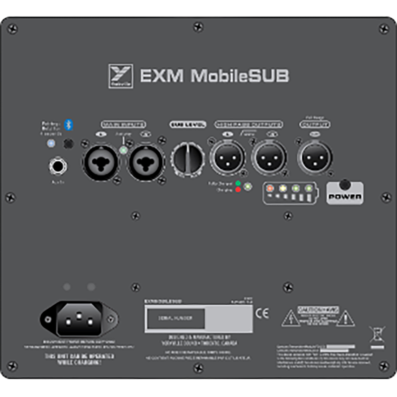 Yorkville EXM-MOBILE-SUB Portable Battery Powered Subwoofer