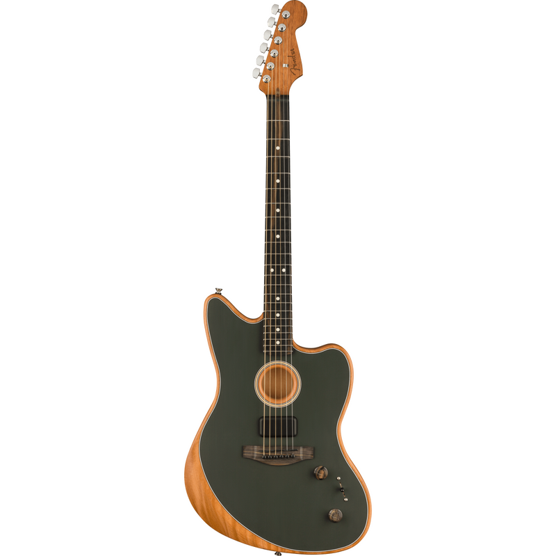 Fender American Acoustasonic Jazzmaster - Tungsten, Ebony Fingerboard