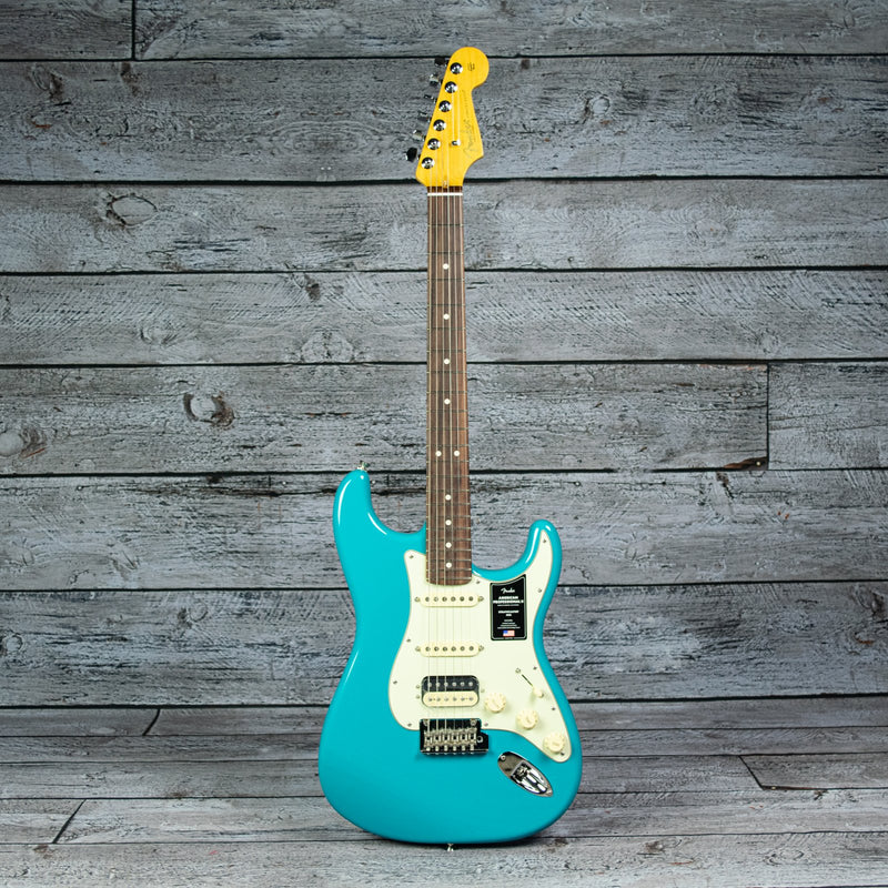 Fender American Professional II Stratocaster HSS - Rosewood Fingerboard, Miami Blue