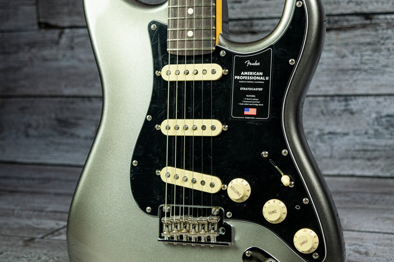 Fender American Professional II Stratocaster - Rosewood Fingerboard, Mercury