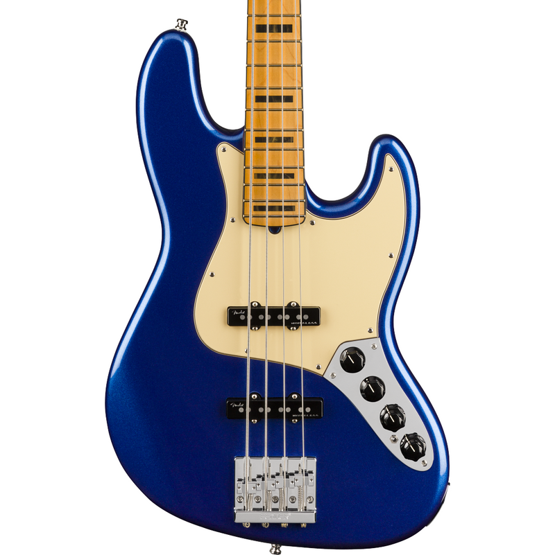 Fender American Ultra Jazz Bass - Maple Fingerboard, Cobra Blue