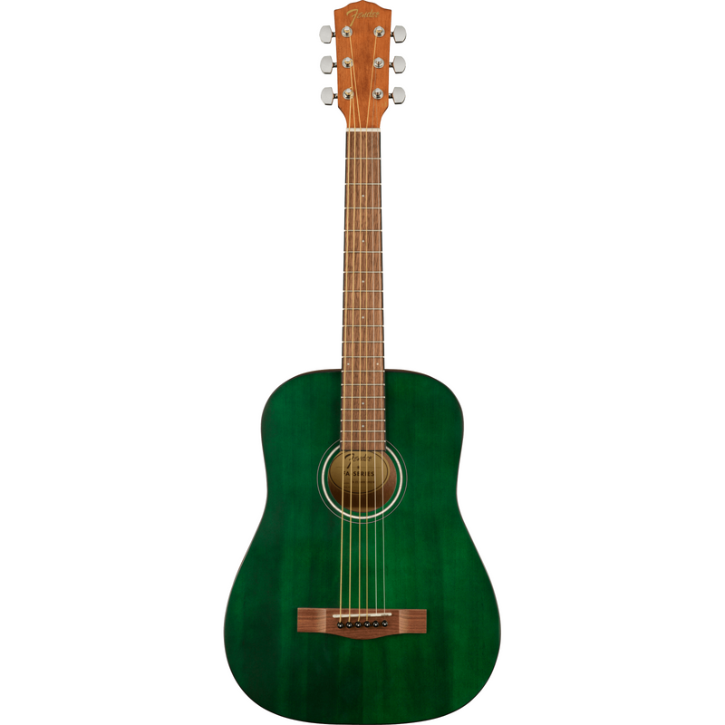Fender FA-15 3/4 Scale Steel with Gig Bag - Walnut Fingerboard, Green