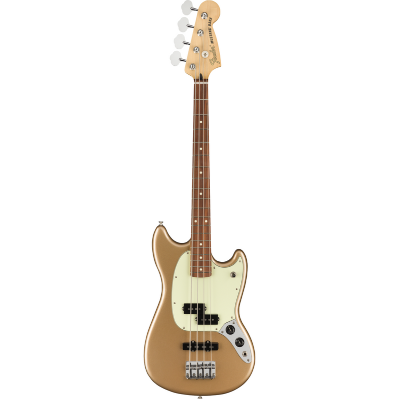 Fender Player Mustang Bass PJ - Pau Ferro Fingerboard, Firemist Gold
