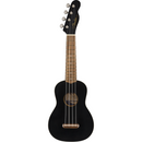 Fender Venice Soprano Uke - Walnut Fingerboard, Black