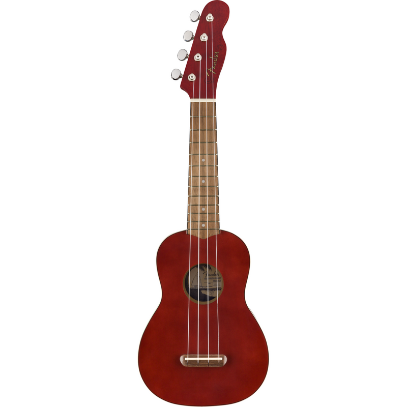 Fender Venice Soprano Uke - Walnut Fingerboard, Cherry