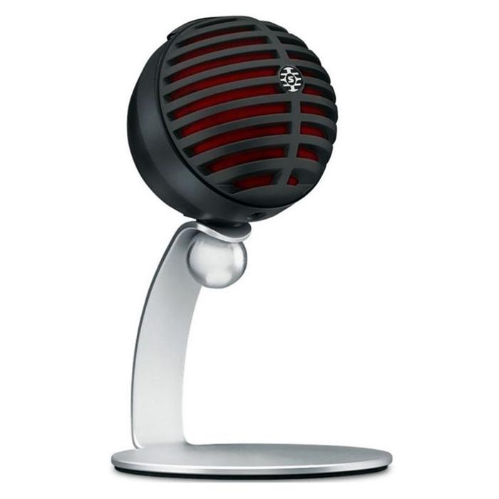 Shure MV5/A-B-LTG Mv5 Digital Condenser Microphone (Black) + Usb & Lightning Cable