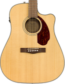 Fender CD-140SCE Dreadnought - Walnut Fingerboard, Natural w/case