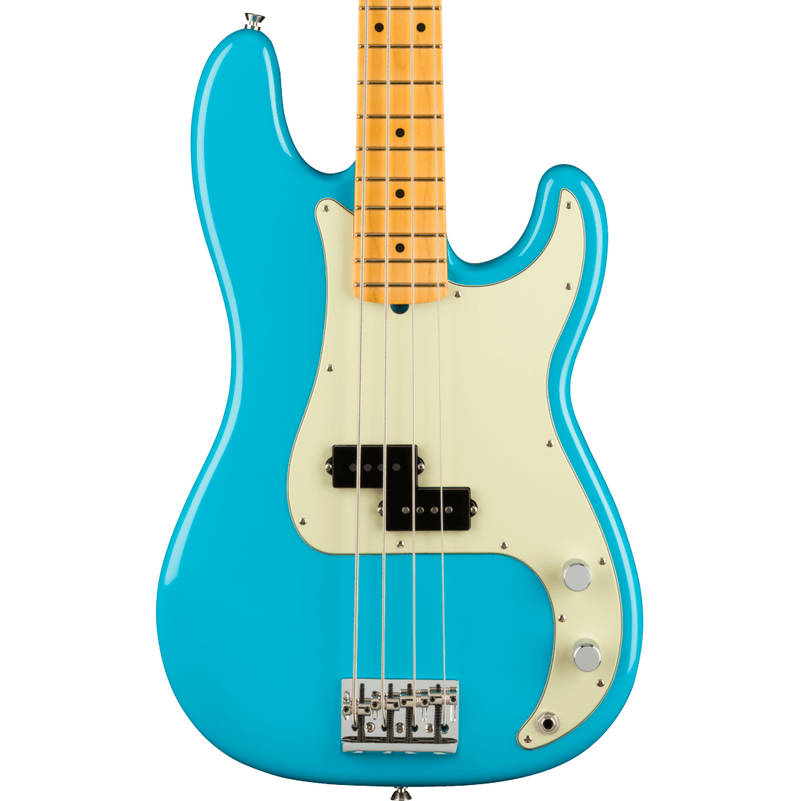 Fender American Professional II Precision Bass - Maple Fingerboard, Miami Blue