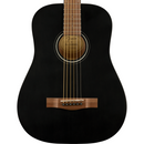 Fender FA-15 3/4 Scale Steel with Gig Bag - Walnut Fingerboard, Black