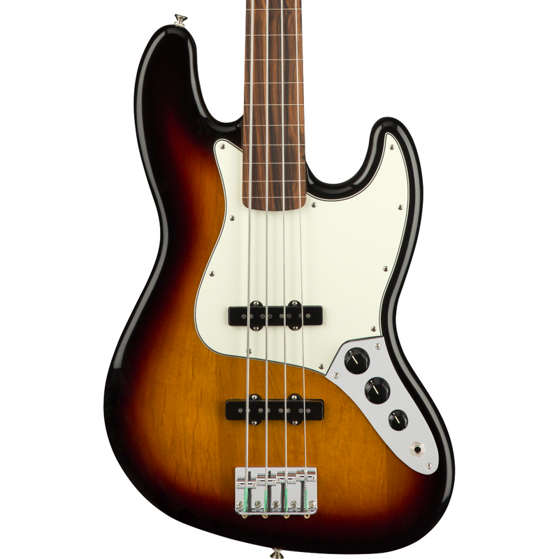 Fender Player Jazz Bass Fretless - Pau Ferro Fingerboard, 3-Color Sunburst