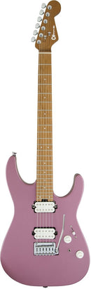 Charvel Pro-Mod DK24 HH 2PT CM - Caramelized Maple Fingerboard, Satin Burgundy Mist