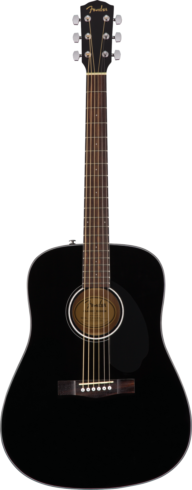 Fender CD-60S Dreadnought - Walnut Fingerboard, Black