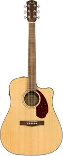 Fender CD-140SCE Dreadnought - Walnut Fingerboard, Natural w/case