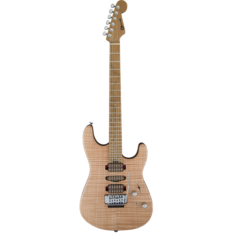 Charvel Guthrie Govan Signature HSH Flame Maple - Caramelized Flame Maple Fingerboard, Natural