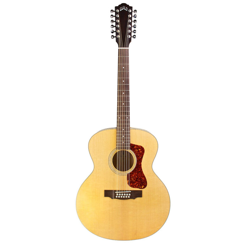 Guild F-2512E Maple 12-String Jumbo Acoustic Guitar - Blonde Satin