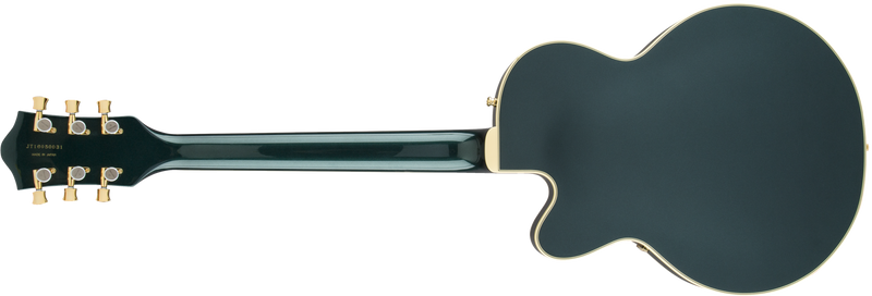 Gretsch G6659TG Players Edition Broadkaster Jr. Center Block Single-Cut with String-Thru Bigsby and Gold Hardware - USA Full'Tron Pickups, Ebony Fingerboard, Cadillac Green