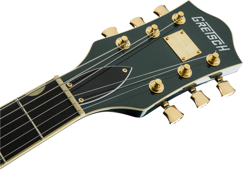 Gretsch G6659TG Players Edition Broadkaster Jr. Center Block Single-Cut with String-Thru Bigsby and Gold Hardware - USA Full'Tron Pickups, Ebony Fingerboard, Cadillac Green