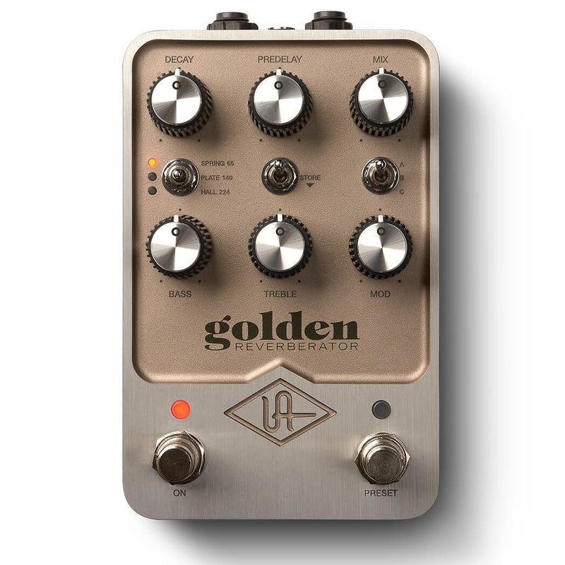 Universal Audio UAFX Golden Reverberator Stereo Effects Pedal