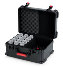 Gator Cases GTSA-MIC15 Tsa Ata Molded Case W/ Drops For (15) Mics