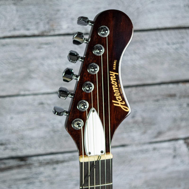 Harmony Rebel Electric Guitar - Pearl White