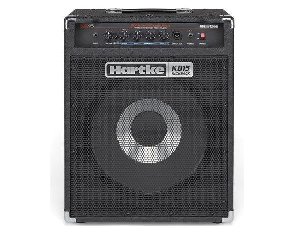 Hartke Kickback KB15 1 X 15" Hydrive Speaker, 500 Watts, Class D, 3-Band + Shape Control