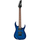 Ibanez GIO GRG7221QA - Transparent Blue Burst
