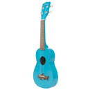 Kala Light Blue Burst Soprano Dolphin Rosewood Ukulele