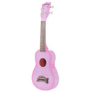 Kala Pink Burst Soprano Dolphin Rosewood Ukulele
